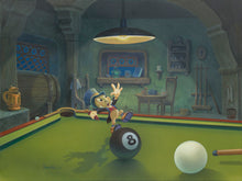 Load image into Gallery viewer, "Jiminy Balances the Eight Ball" by Michael Humphries | Signed and Numbered Edition