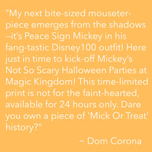 Load image into Gallery viewer, &quot;Mick Or Treat&quot; by Dom Corona | Time-Limited Release