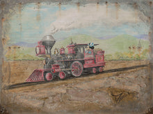 Load image into Gallery viewer, "Exploring the Old West (Mickey's Train)" by Trevor Mezak