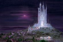 Load image into Gallery viewer, "Glass Castle" by Peter Ellenshaw | Premiere Treasure on Canvas