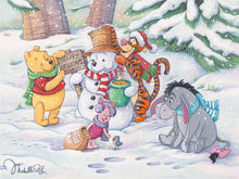 Load image into Gallery viewer, "Pooh's Winter Holiday" by Michelle St.Laurent | Signed and Numbered Edition