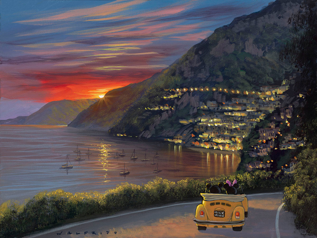 Riding Through Amalfi