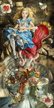 Load image into Gallery viewer, "We're all Mad Here" by Heather Edwards | Premiere Signed and Numbered Edition