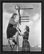 Load image into Gallery viewer, "Dopey Drive Sign Painters" from Disney Photo Archives