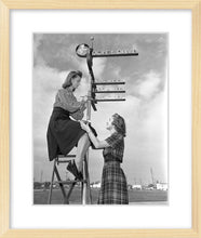 Load image into Gallery viewer, "Dopey Drive Sign Painters" from Disney Photo Archives