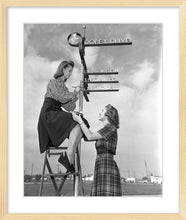 Load image into Gallery viewer, "Dopey Drive Sign Painters" from Disney Photo Archives