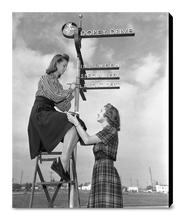 Load image into Gallery viewer, "Dopey Drive Sign Painters" from Disney Photo Archives