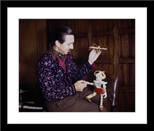 Load image into Gallery viewer, "Walt & Pinocchio Puppet" from Disney Photo Archives