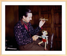 Load image into Gallery viewer, "Walt & Pinocchio Puppet" from Disney Photo Archives