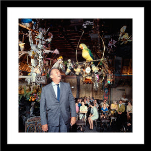 "Walt Disney in Walt Disney's Enchanted Tiki Room" from Disney Photo Archives