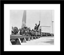 Load image into Gallery viewer, "Walt on Miniature Train" from Disney Photo Archives