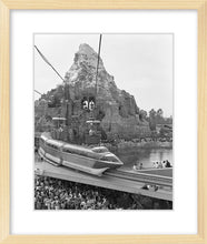 Load image into Gallery viewer, "Disneyland Matterhorn, Skyway, Monorail & Submarines" from Disney Photo Archives