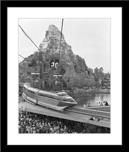 Load image into Gallery viewer, "Disneyland Matterhorn, Skyway, Monorail & Submarines" from Disney Photo Archives