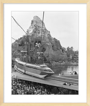 Load image into Gallery viewer, "Disneyland Matterhorn, Skyway, Monorail & Submarines" from Disney Photo Archives