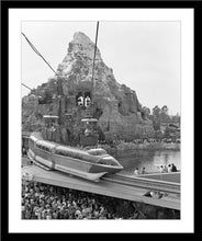 Load image into Gallery viewer, "Disneyland Matterhorn, Skyway, Monorail & Submarines" from Disney Photo Archives