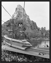 Load image into Gallery viewer, "Disneyland Matterhorn, Skyway, Monorail & Submarines" from Disney Photo Archives