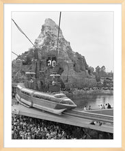 Load image into Gallery viewer, "Disneyland Matterhorn, Skyway, Monorail & Submarines" from Disney Photo Archives