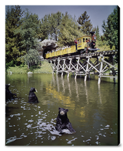 Load image into Gallery viewer, "Mine Train Through Nature's Wonderland Bears" from Disney Photo Archives