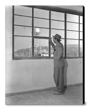 Load image into Gallery viewer, "Walt & Studio Watertower" from Disney Photo Archives