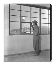 Load image into Gallery viewer, "Walt & Studio Watertower" from Disney Photo Archives