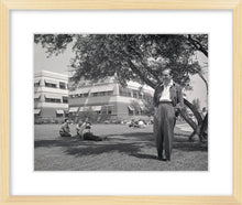 Load image into Gallery viewer, "Walt & Animation Building" from Disney Photo Archives