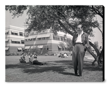 Load image into Gallery viewer, "Walt & Animation Building" from Disney Photo Archives