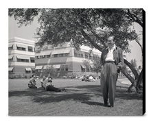 Load image into Gallery viewer, "Walt & Animation Building" from Disney Photo Archives