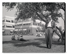 Load image into Gallery viewer, "Walt & Animation Building" from Disney Photo Archives