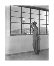 Load image into Gallery viewer, "Walt & Studio Watertower" from Disney Photo Archives