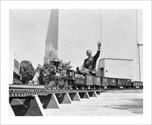 Load image into Gallery viewer, "Walt on Miniature Train" from Disney Photo Archives