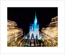 Load image into Gallery viewer, "Walt Disney World, Cinderella Castle and Main Street Lights" from Disney Photo Archives