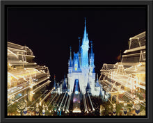 Load image into Gallery viewer, "Walt Disney World, Cinderella Castle and Main Street Lights" from Disney Photo Archives