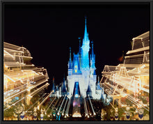 Load image into Gallery viewer, "Walt Disney World, Cinderella Castle and Main Street Lights" from Disney Photo Archives