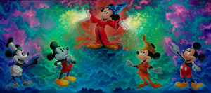 "Mickey's Colorful History" by Jared Franco |Signed and Numbered Edition