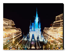 Load image into Gallery viewer, "Walt Disney World, Cinderella Castle and Main Street Lights" from Disney Photo Archives