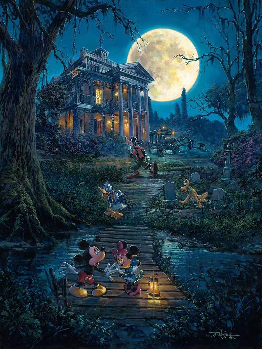 A Haunting Moon Rises By Rodel Gonzalez Signed And Numbered Editiondisney Artwork Disney 5528
