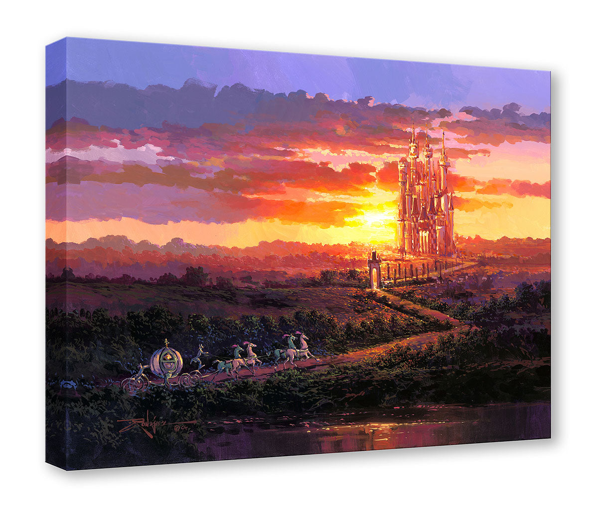 Castle At Sunset By Rodel Gonzalez Signed And Numbered Editiondisney Artwork Disney Fine Art 2686