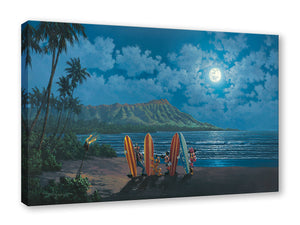 "Moonlight Surf Crew" by Rodel Gonzalez | Signed and Numbered Edition