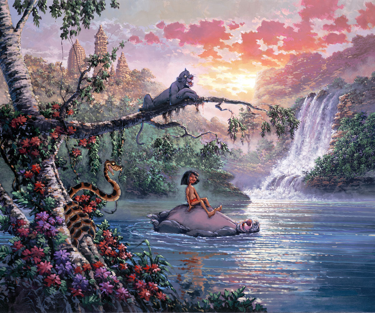 Lilo & Stitch - Limited Edition Canvas By Thomas Kinkade Studios