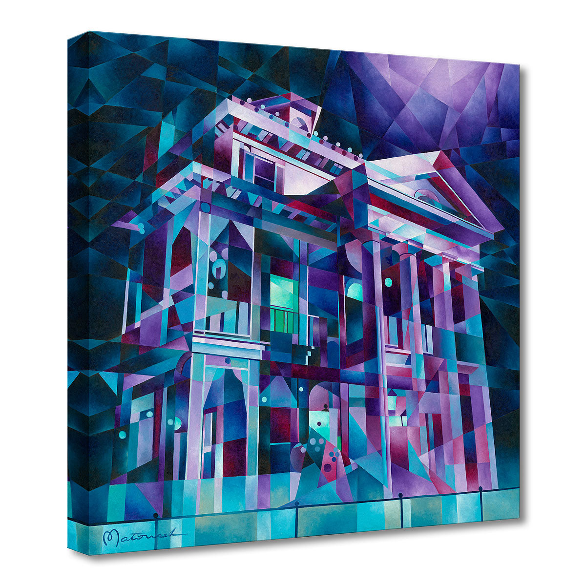 The Haunted Mansion By Tom Matousek Signed And Numbered Editiondisney Artwork Disney Fine Art 0200