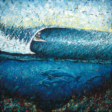 Load image into Gallery viewer, "Mickey Surfs Pipeline" by Trevor Mezak | Signed and Numbered Edition