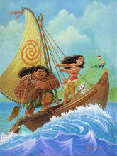 Load image into Gallery viewer, &quot;Moana Knows the Way&quot; by Tim Rogerson