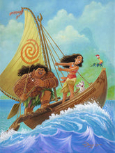 Load image into Gallery viewer, "Moana Knows the Way" by Tim Rogerson