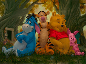 "Pooh and His Pals" by Jared Franco | Signed and Numbered Edition