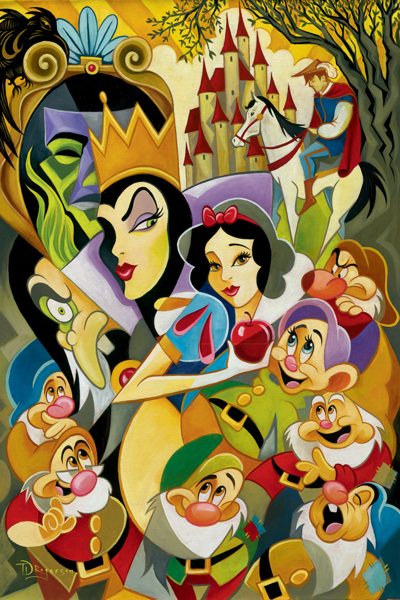 ☆DISNEY ART EDITIONS  White シルクスクリーン 額装 縦655mm 横845mm 厚さ20mm Disney 白雪姫 スノーホワイト ディスニー 札幌市 豊平区 平岸店 The Enchantment of Snow White