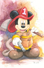 Load image into Gallery viewer, &quot;Fireman Mickey&quot; by Michelle St.Laurent | Signed and Numbered Edition