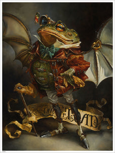 "The Insatiable Mr. Toad" by Heather Edwards |Lithograph