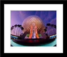 Load image into Gallery viewer, "Spaceship Earth at Dusk" from Disney Photo Archives