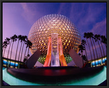 Load image into Gallery viewer, "Spaceship Earth at Dusk" from Disney Photo Archives