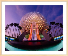 Load image into Gallery viewer, "Spaceship Earth at Dusk" from Disney Photo Archives